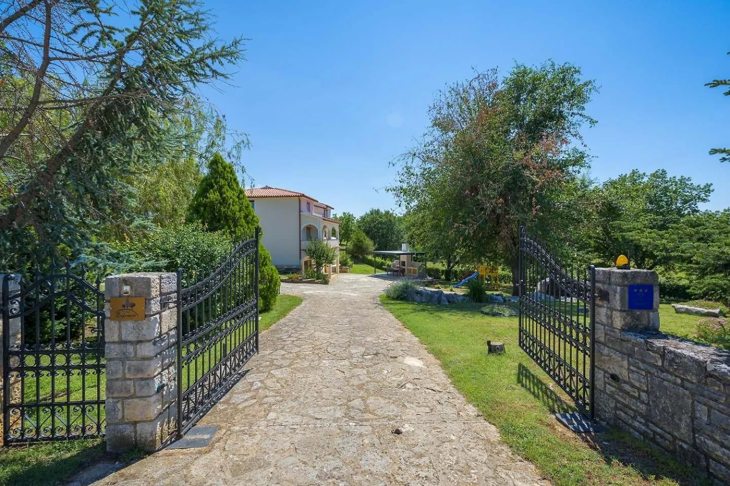 Villa Eufemia Near Porec With Large Garden And Outdoor Playground For Kids