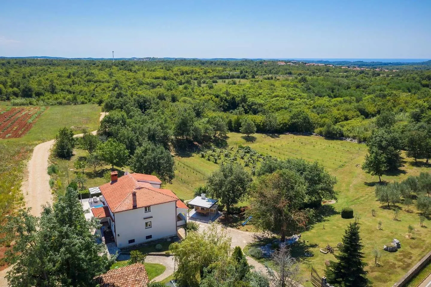 Villa Eufemia Near Porec With Large Garden And Outdoor Playground For Kids Κροατία